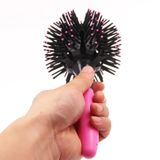 3D Round Hair Brushes Make Up Comb Salon 360 Degree Ball Styling Tools Heat Resistant Hair Comb Magic Detangling Hairbrush