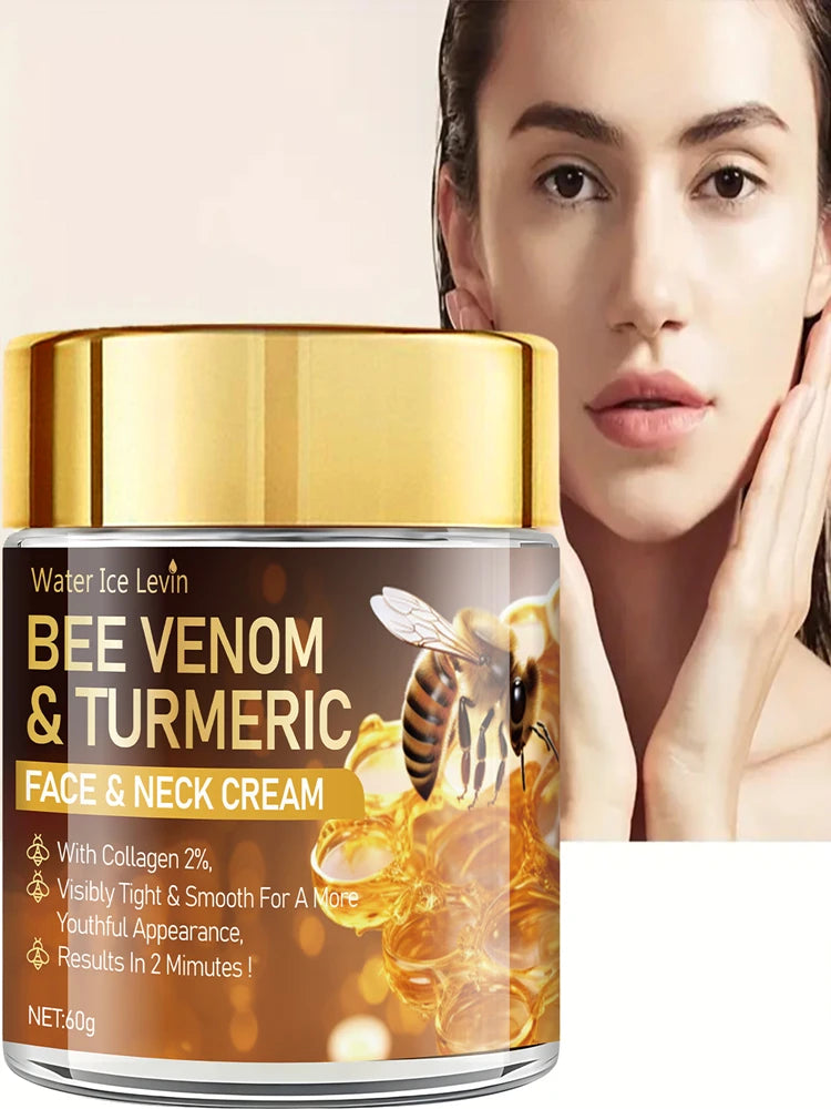 Bee Venom Instant Facial Lifting Cream Firms and Lifts Loose Skin, Smoothes Skin | Alcohol-Free, Containing Hyaluronic Acid, Suitable for All Skin Types