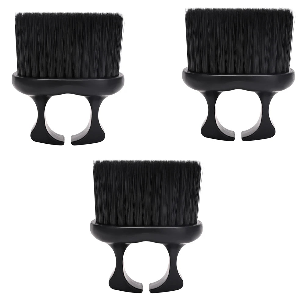 Hairdresser Finger Brush Barber Cutting Clean Hairbrush Neck Duster Brushes Professional Barbershop Styling Tools 