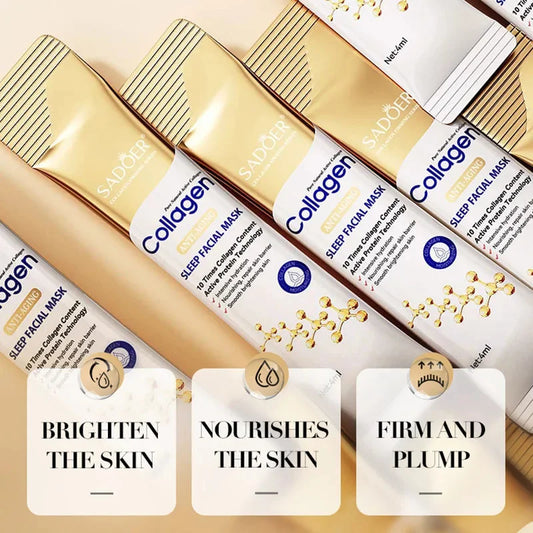 Collagen Sleeping Facial Masks Face skincare Moisturizing Brightening Firming Hydrating Face Mask Facial Skin Care