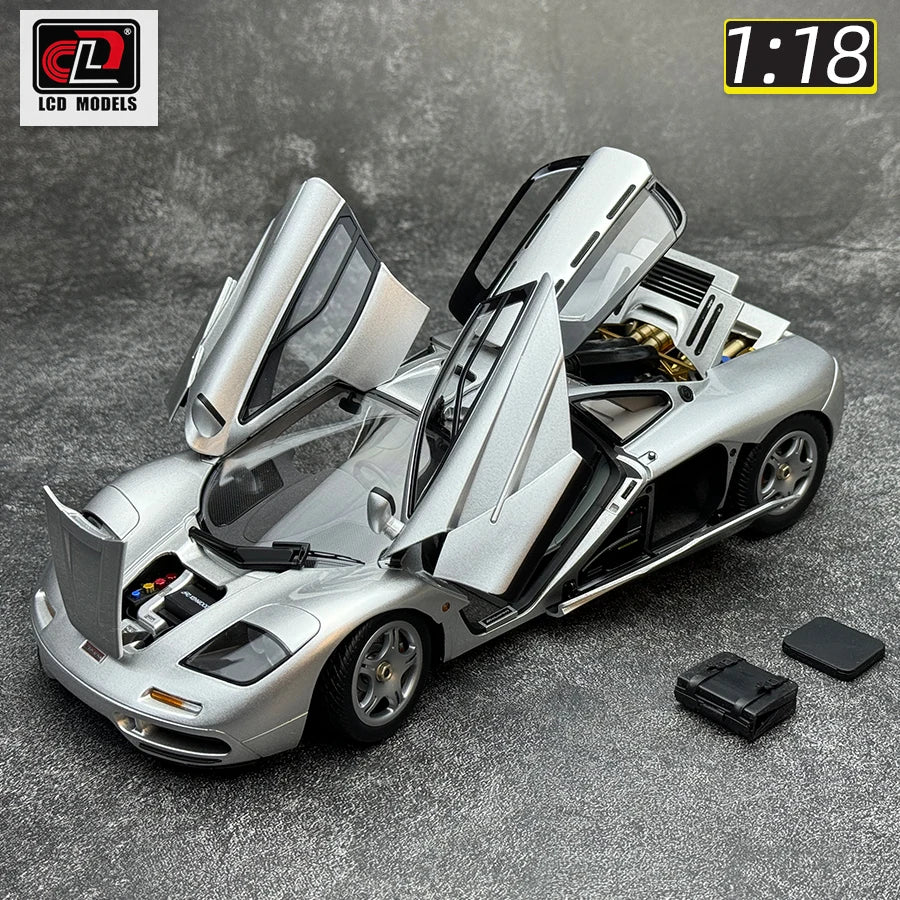 LCD model 1 New 1:18 FOR McLaren F1 XP5 alloy car model sports car static display gift collection for friends