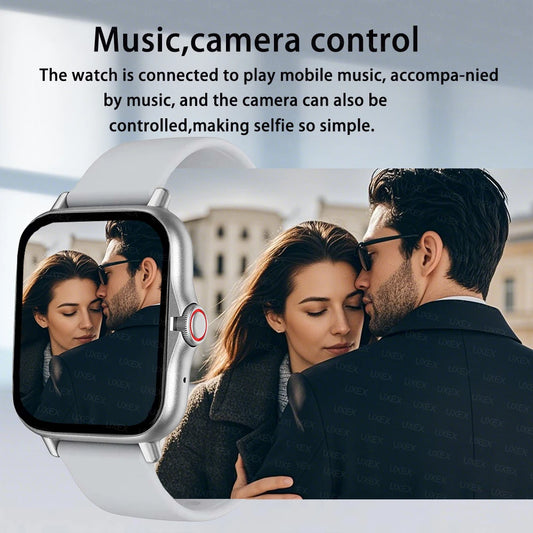 Smartwatch Masculinos Pro 1.44” Inch Wireless Call Health Tracker Custom Photo Watch Smart Ladies Fashion New