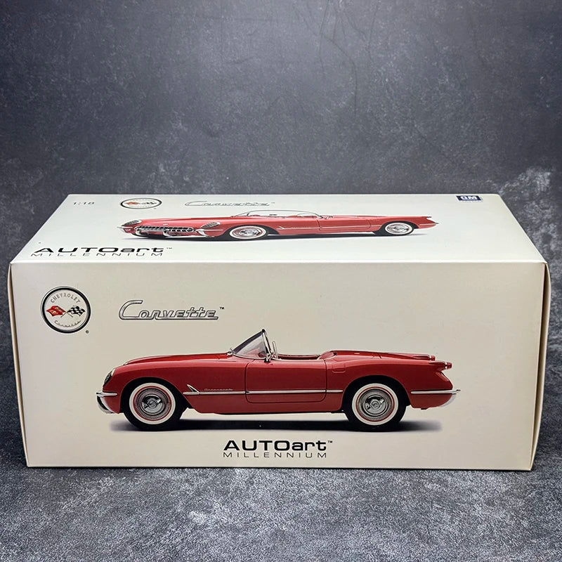 AUTOart diecast model 1/18 Corvette (1954) – Elvis Edition car model static display holiday gift collection