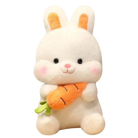 Easter cute Carrot Rabbit Plush Toys Adorable Bunny Dolls Stuffed Pillow Soft Animal Cushion Girls Kids Birthday Christmas Gifts