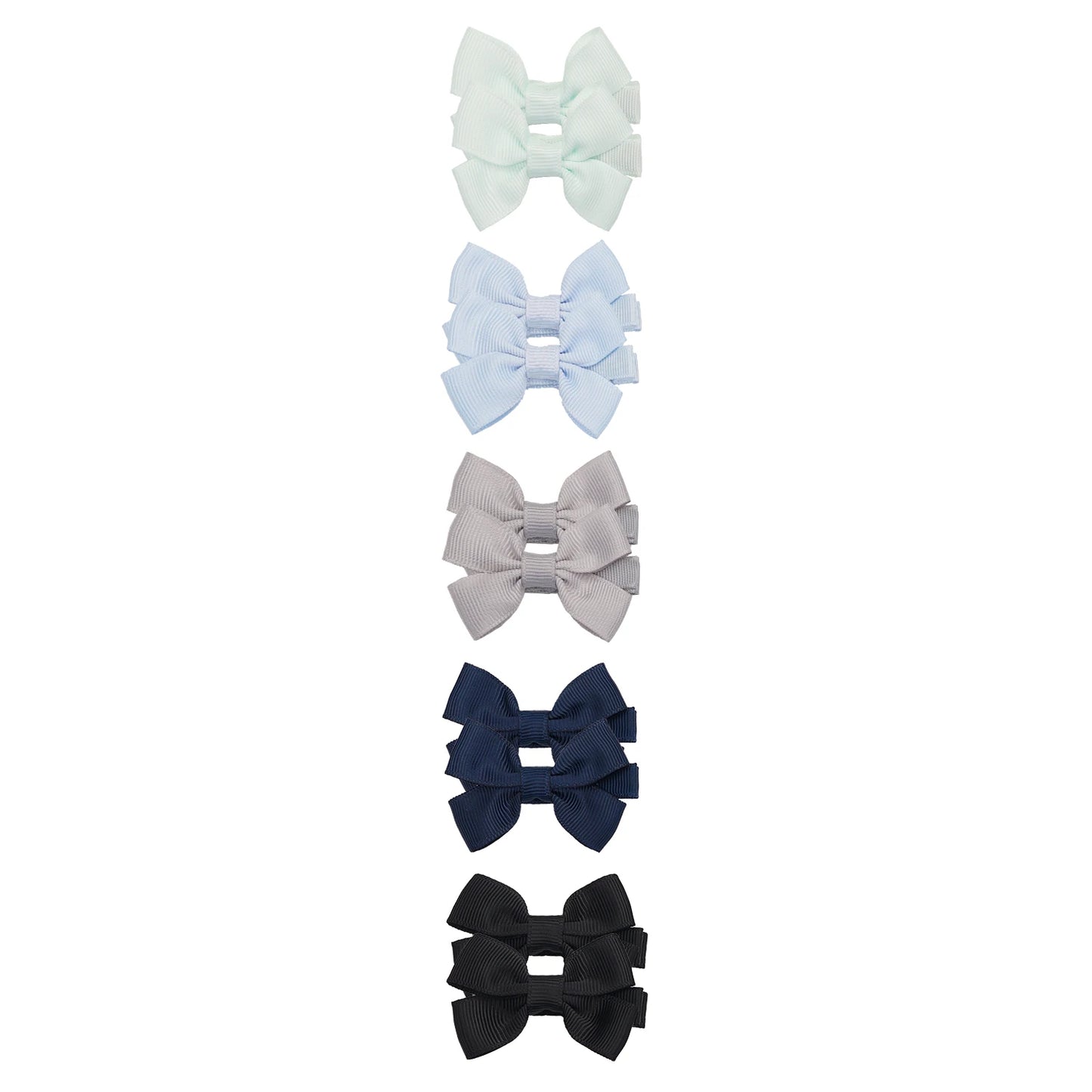 10/20/25/50pcs Baby Girls Hair Bows in Pairs 2'' Ribbon Bows Alligator Hair Clips Barrettes for Infants Toddlers Girls Kids