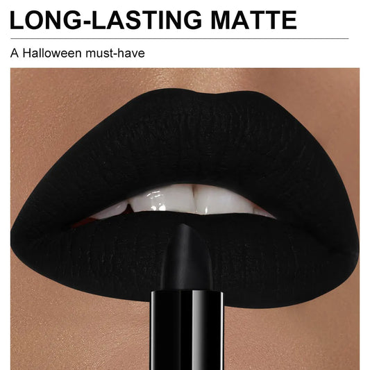 Long‑lasting dark gothic lip makeup