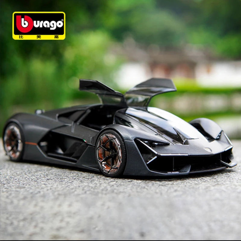 Bburago 1:24 Lamborghini Terzo Millennio Alloy Car Diecasts & Toy Vehicles Car Model Miniature Scale Model Car For Children