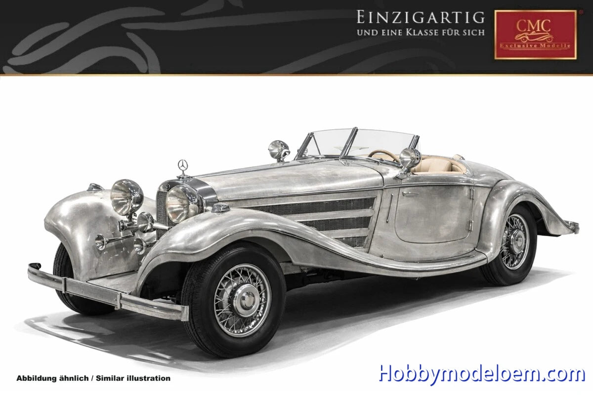 Pre sale CMC 1:18 Mercedes Benz 500K sports car alloy fully open car model collectibles limited edition worldwide