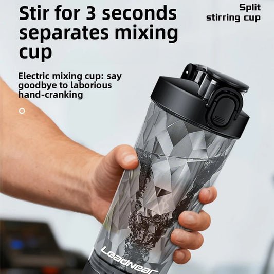 New Detachable Electric Mixing Cup Electric Protein Powder Shaker Cup USB Rechargeable Reusable Suitable For Lndoor/Outdoor Use