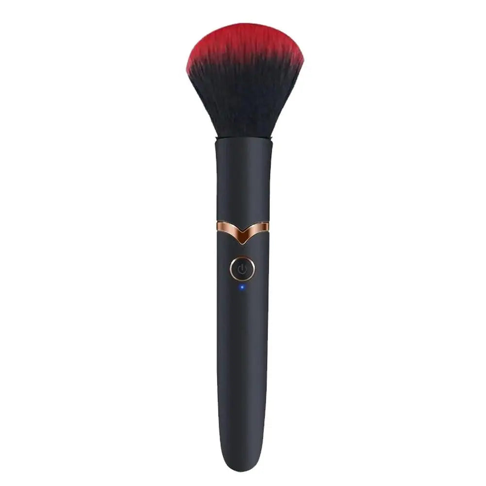 2 In 1 Electric Multi-Function Soft Fluffy Portable Foundation Brush Vibration Makeup Brush Rechargeable Detail Makeup Tools 