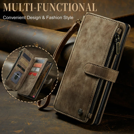 Leather Phone Case for Samsung Galaxy S25 Ultra S23 FE S22 S21 S20 Plus A30 A22 A32 A33 A51 A52 A53 A71 A72 S22 5G Wallet Cover