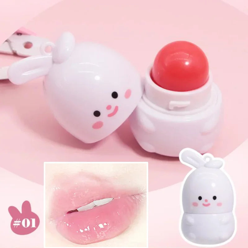 Moisturizing Lip Balm Natural Lips Makeup Color Change Lipstick Nourishing Repair Dry Lips Cute Little Bear Lip Balm Lip Care