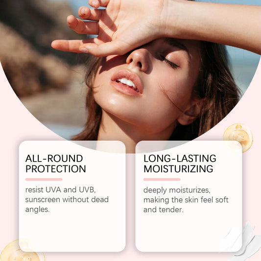 Moisturizing sunblock lotion SPF50