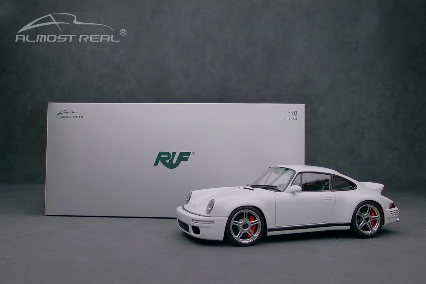 Almost Real Diecast model 1:18 RUF SCR 2018 Realistic Car Model Collectible Holiday Gifts Static birthday gifts for friends