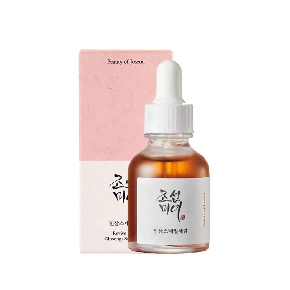 .Korean Facial Moisturizing Calming Revive Glow Deep Serum Green Tea Panthenol Propolis Niacinamide Ginseng Snail Mucin Rice Skin