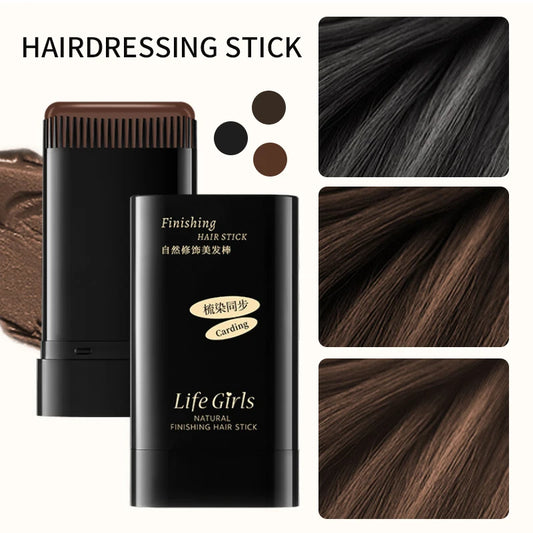 Life Girls Reabal with Hair Comb Coloring Gray Hair, Covering, Natural Glossy, Convenient to Carry, Convenient to Color on Comb, Dye Hair, Covering Your Outside, Convenient to Carry When Covering Ornaments