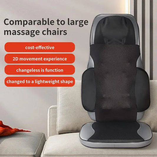 Jinkairui MINI Electric Massage Chair with Heating Vibration Gift for Parents Female Relatives Massage Cushion
