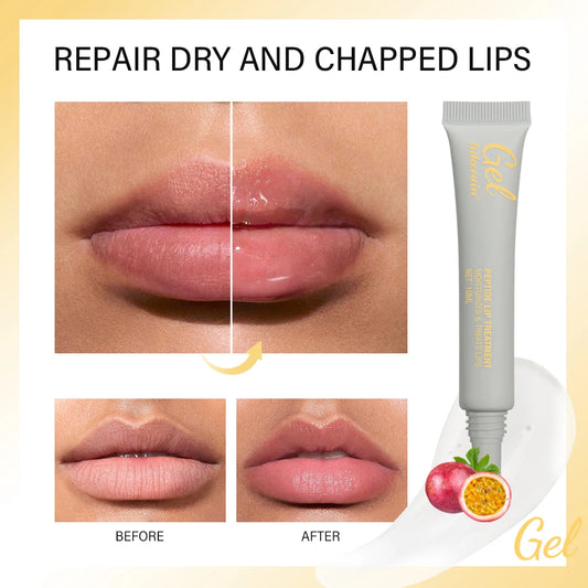 Moisturizing Lip Balm Nourishes Peptide Moisturizes Lightened Remove Dead Skin Lip Lines Anti-chapping Caramel Lip Care Gel