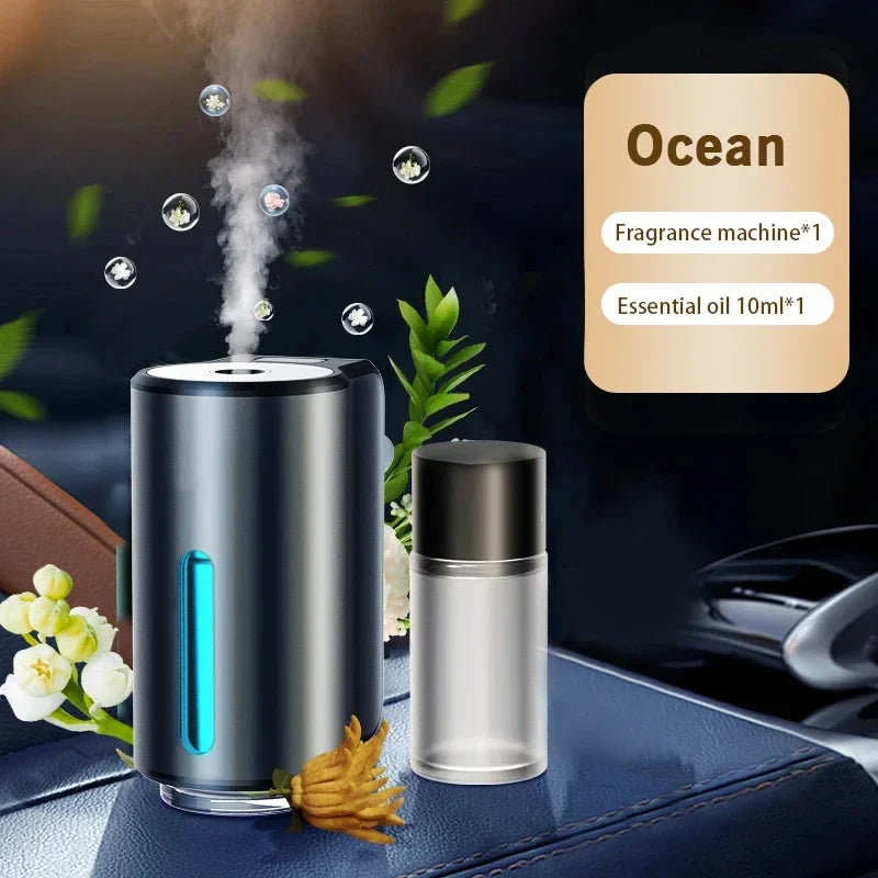 Car Air Vent Aromatherapy Humidifier Portable Electric Mist Diffuser Auto Odor Removal Freshener