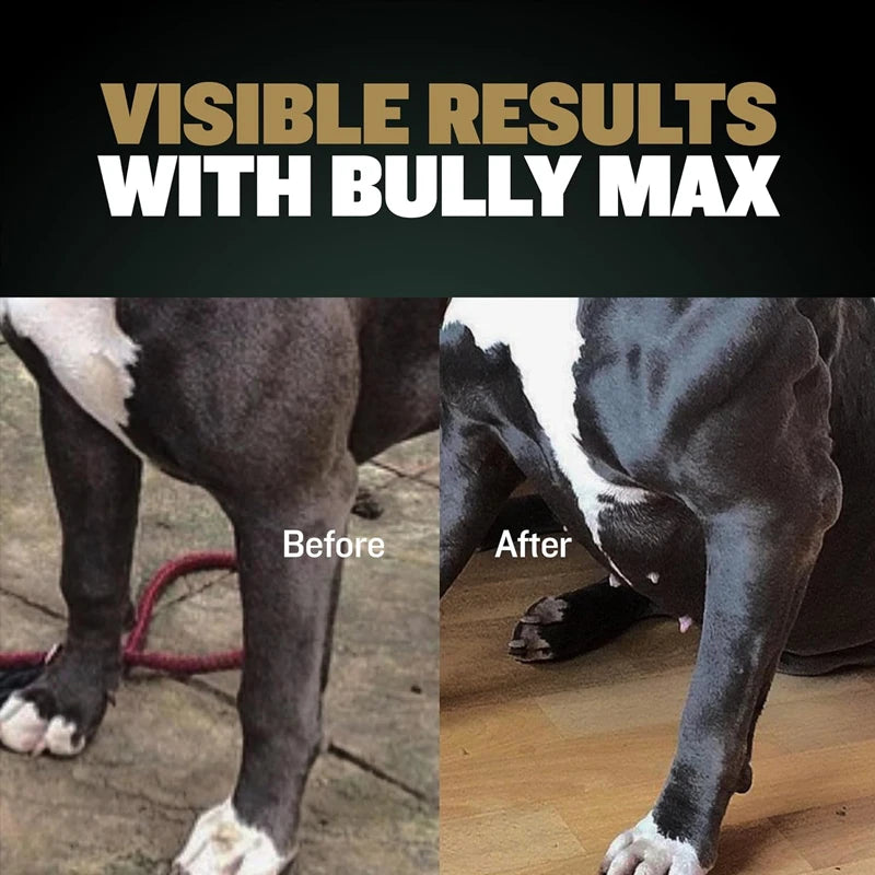 BULLY MAX 11 IN 1 -300G MUSCLE GAIN Supplement For Dogs, Enhances Strength Endurance, Boosts Performance Training