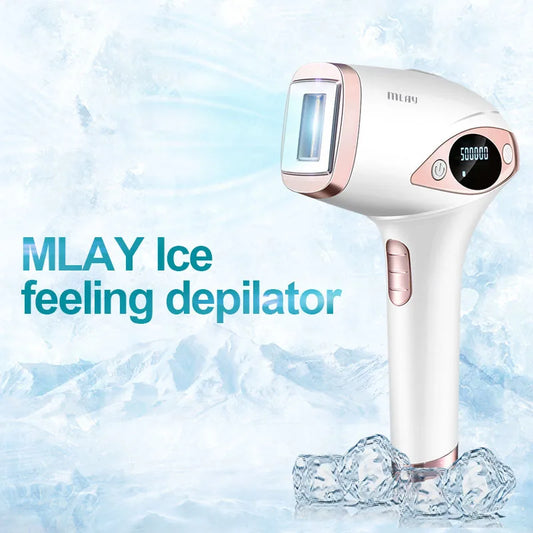 MLAY T4 Laser Hair Removal Device Ice Cold Full Body Bikini Epilation Flashes 500000 IPL Hair Removal Painless Dropshipping