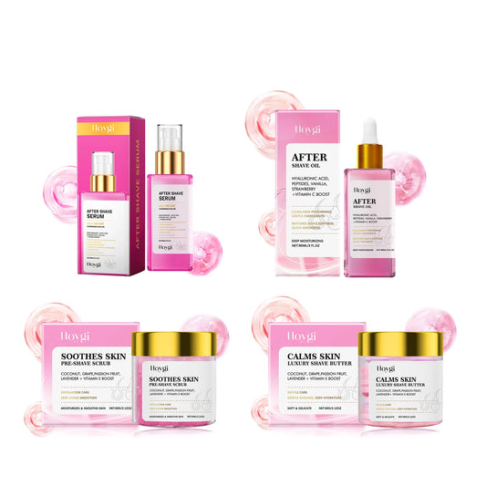 Hair Removal Shaving Cream for Sensitive Skin Gentle Painless Depilatory Scrub Exfoliating Moisturizing Soothing After Shave Oil