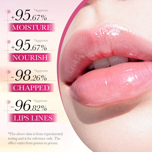 SADOER Strawberry Moisturizing Lip Balm Hydrating Lipstick Nourishing Lip Plumper Anti Cracking Plump Lips Skin Care Cosmetics