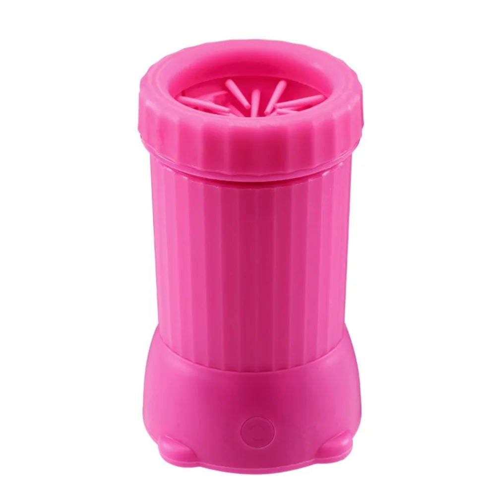 Paw Cleaner Cup USB Rechargeable Dog Foot Washer Portable Detachable Automatic Paw Cleaner Electric Pet Paw Washer Foot Cleaning