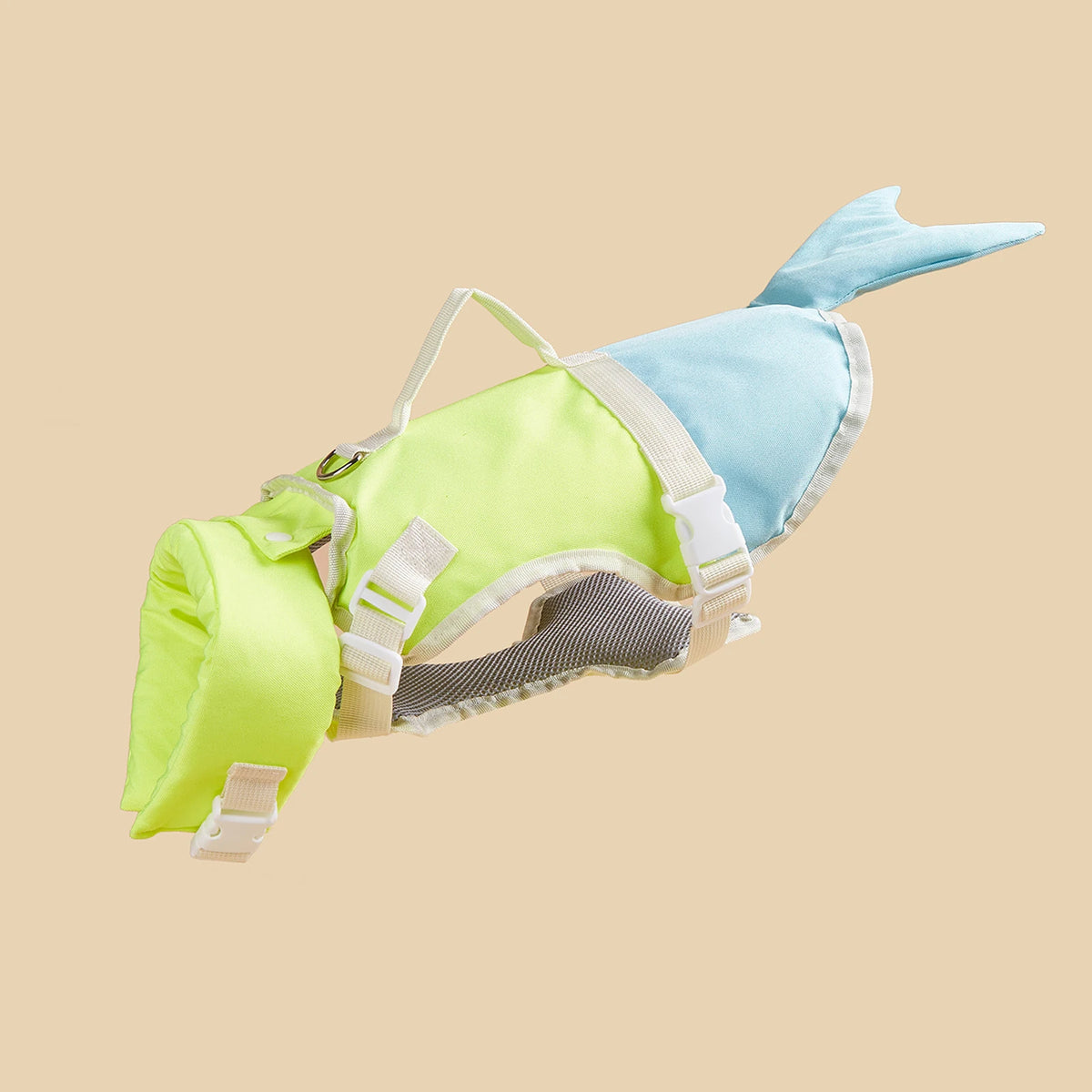 Dog Life Jacket Enhances Buoyancy Adjustable for Safe Fit to Pet Body Swimming Rowing Surfing Pet Flotation Vest