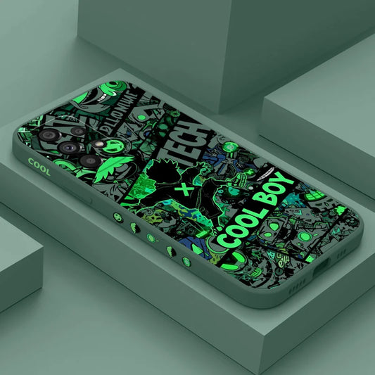 Cool Guy Graffiti Phone Case For Samsung Galaxy A73 A53 A33 A23 A13 A03 A72 A52 A52S A32 A22 A12 A71 A51 A31 A21S 4G 5G Cover