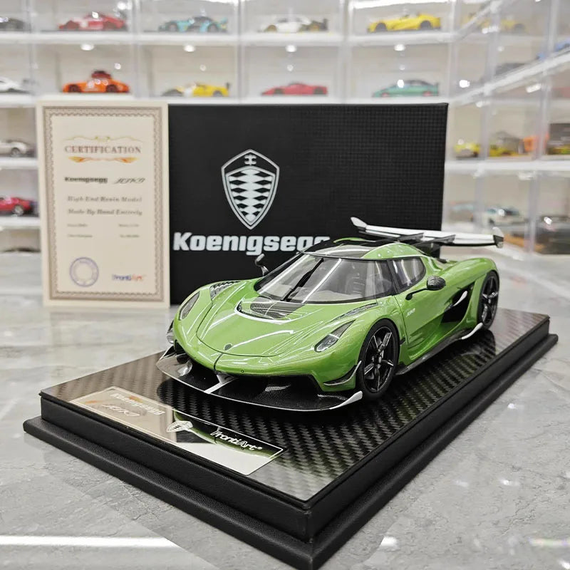 Frontiart Car Model 1/18 Koenigsegg Jesko Car Model Resin Model Limited Edition Cars Model Room Ornament Boy Collection Gift