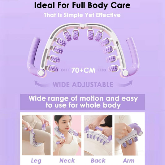 Cellulite Massager Roller, Cellulite Remover Muscle Roller, Fascia Massage Tool for Leg - Anti-Celulitis, Lymphatic Drainage