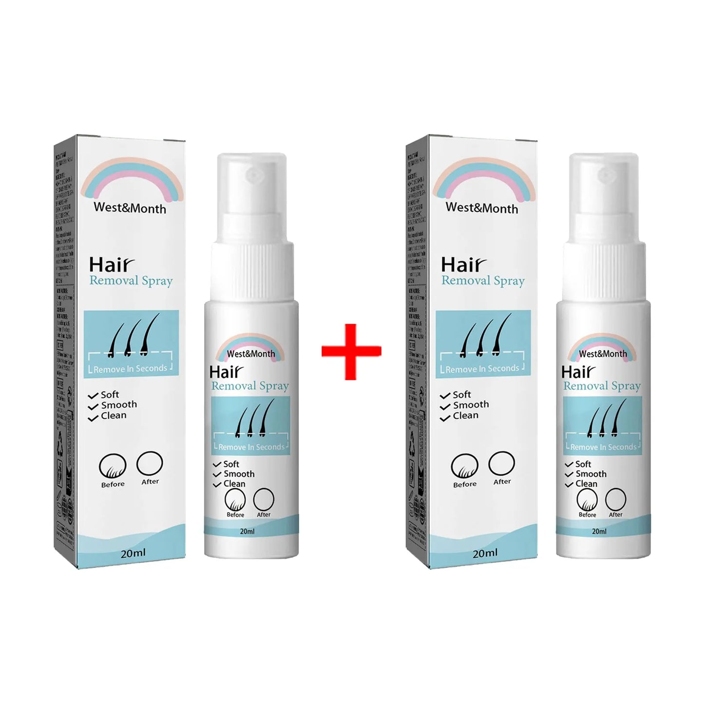 Permanent Hair Removal Spray Hair Growth Inhibitor Natural Painless Depilatory Cream Body Armpit Private Parts Hair Remover 20ml