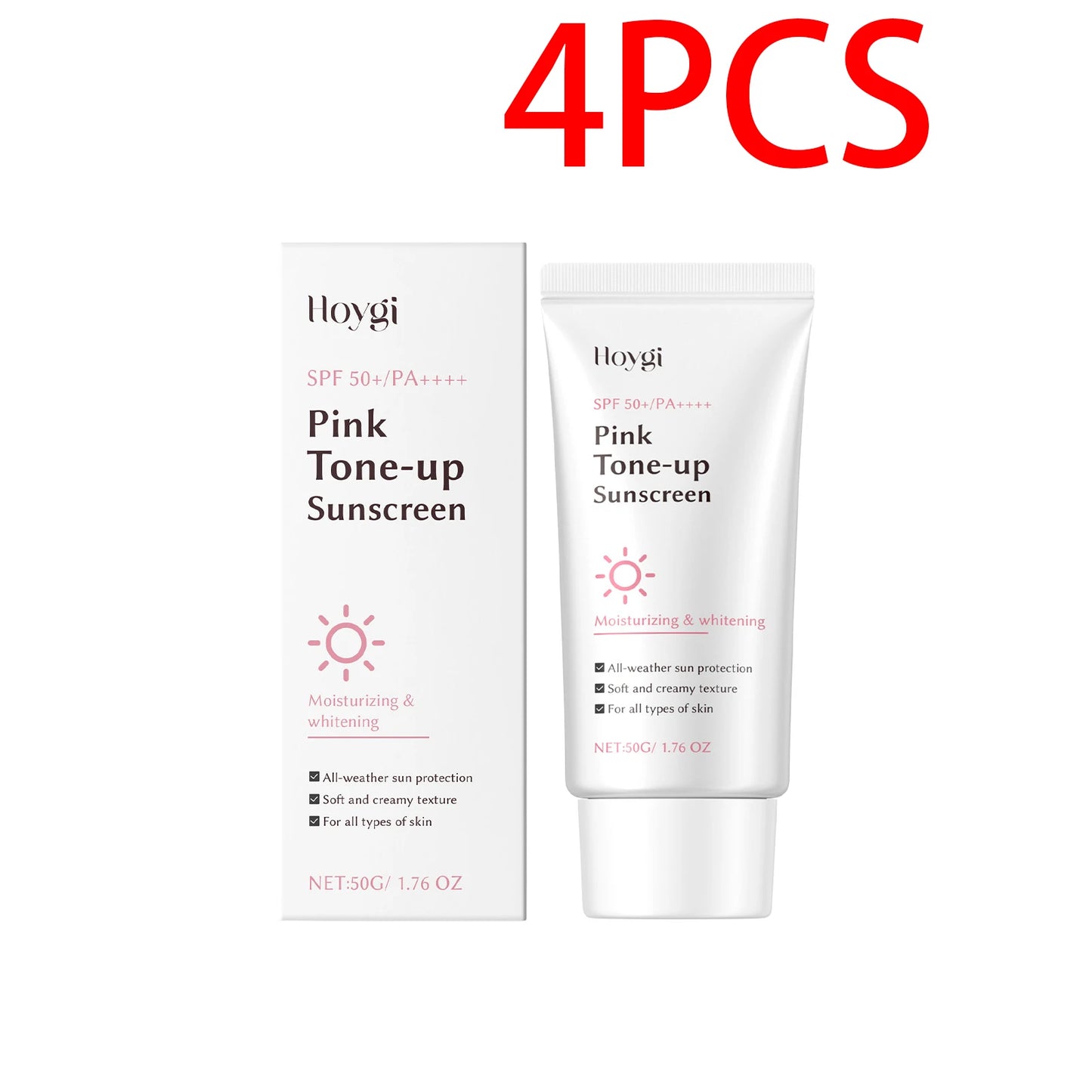 Hoygi SPF50 Sunscreen – Facial & Body Sun Cream Sunblock Lotion