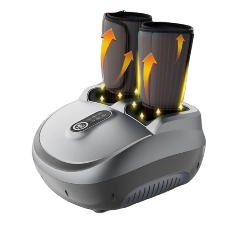 Foot Massager, Shiatsu with Heat Function, Kneading, Rolling and Air Compression, Relieves Pain from Plantar Fasciitis and Reviv