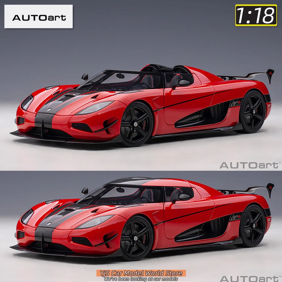 Autoart model 1/18 Scale New KOENIGSEGG AGERA RS car model Static Decorative Items Gift Collection