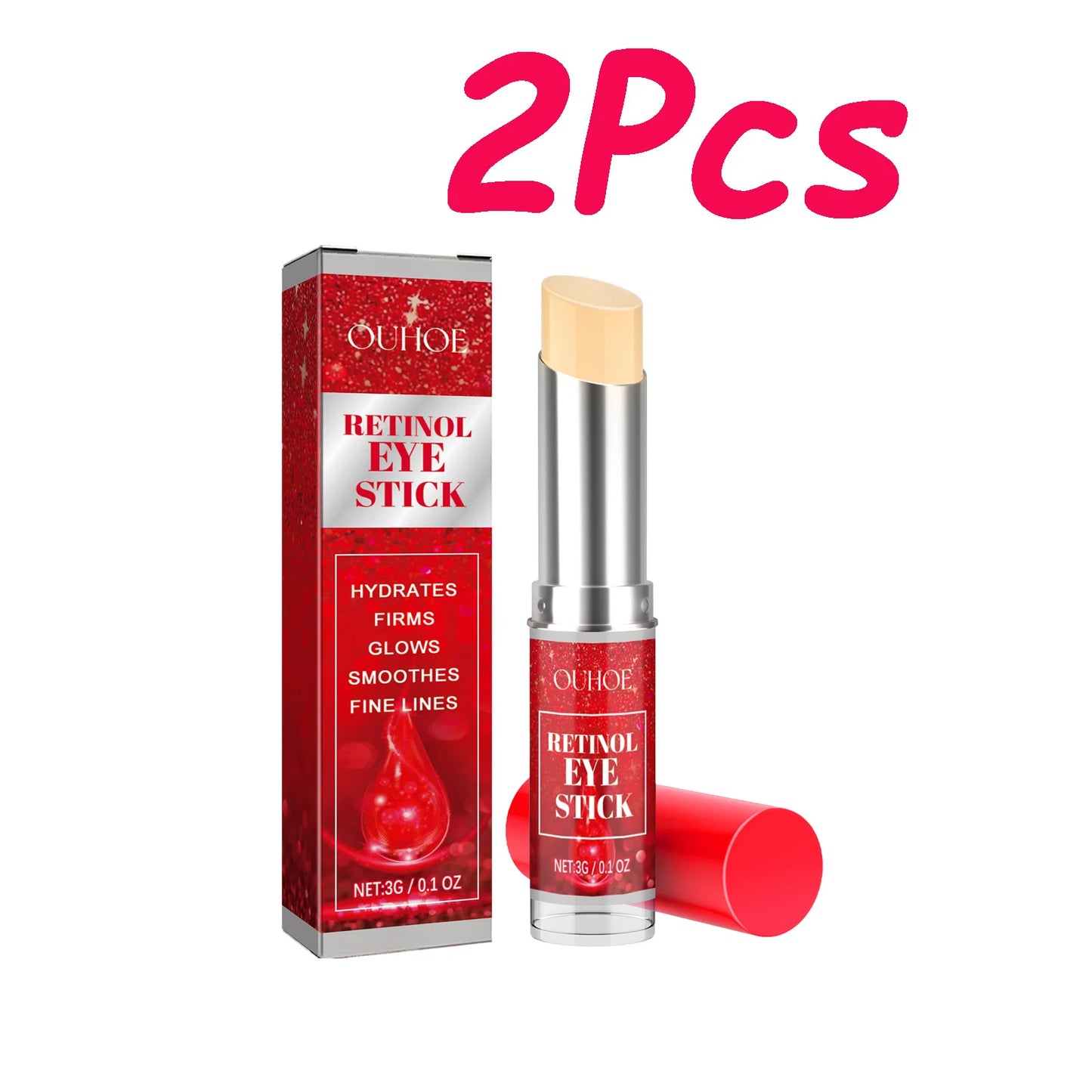 Retinol Eye Cream Stick Lightening Dark Circles Firming Skin Anti-Wrinkle Firming Brightening Eye Repair for Women Eyes Care