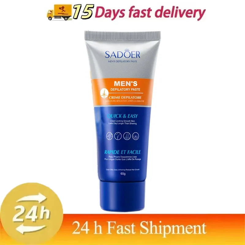 Men's Hair Removal Cream Permanent Epilator Private Area Painless Hair Remover Growth Inhibitor Spray Suitable Sensitive Skin