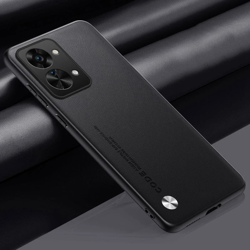 Luxury PU Leather Case For OnePlus Nord 2T Back Cover Matte Silicone Full Protection Phone Case For One Plus Nord 2T 5G Nord2T
