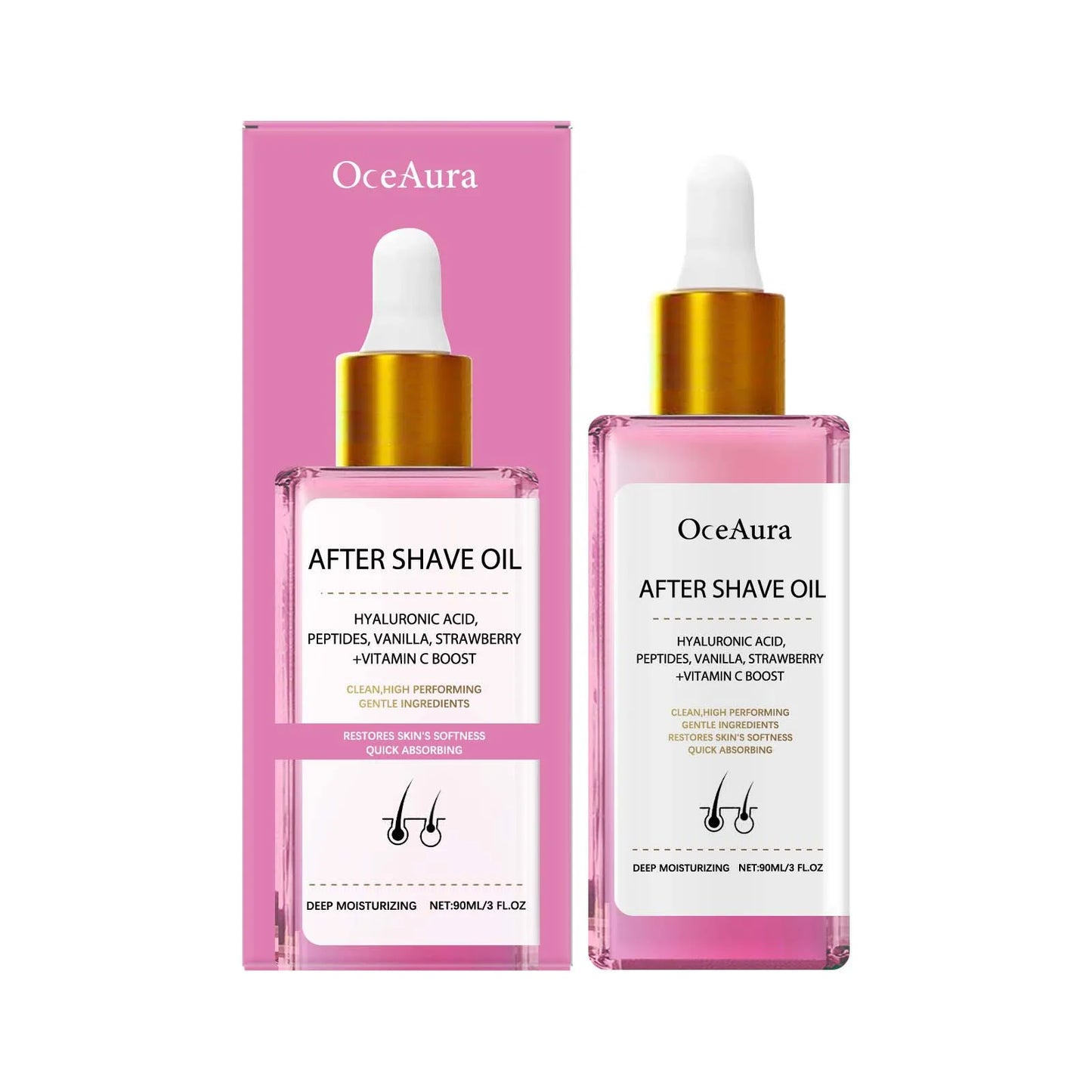 Strawberry Vanilla After Shave Care Oil Gentle Painless Body Hair Removal Cream Non-irritating Nourish Smoothing Skin Care Suit