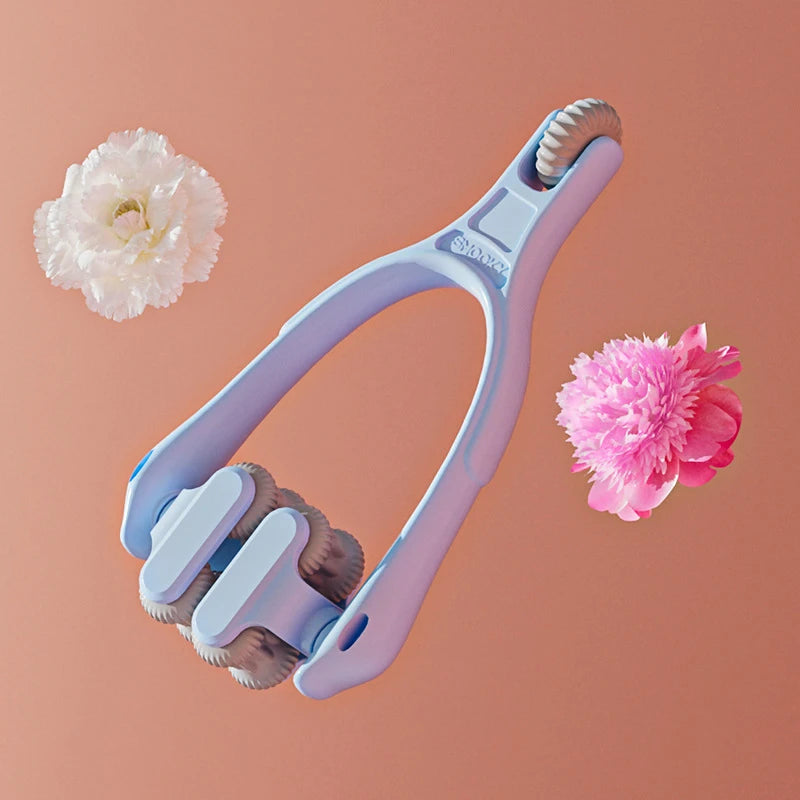 Finger Massager Dual-Row Roller Design Easy Use Relieve Finger Fatigue Portable Finger Joints Massager With Elastic Handle