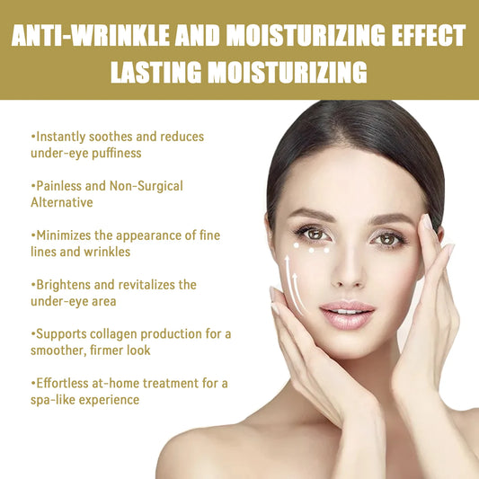 Hyaluronic Acid Microneedle Eye Patches Reduces Dark Circles & Puffiness Fade Fine Lines Under Eyes Nourishes Delicate Eye Skin