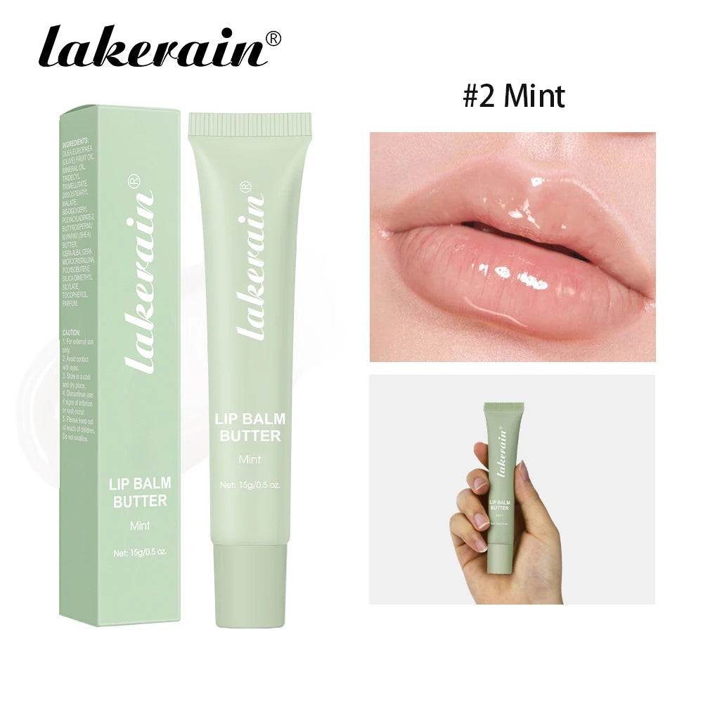 Hydrating Lip Balm Moisturizing Mirror Lip Gloss Lip Vanilla Mint Iced Coffee Cake Smell Non-greasy Transparent Lip Oil Makeup