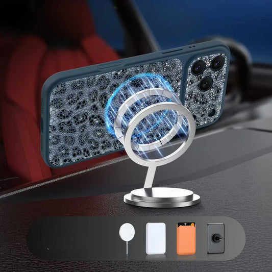 Imitate Upgrade 17 Luxury Leopard Print For Magsafe Case For iPhone 17 16 15 14 13 Pro Max Air Magnetic PC Shockproof New Cover