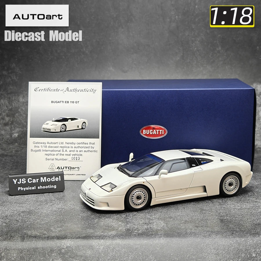 AUTOART Bugatti EB110 GT diecast model 1:18 Static Display Holiday Gift Collection Gift