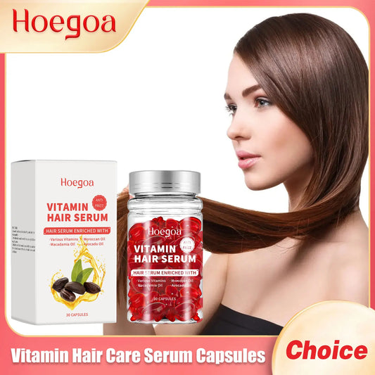Vitamin Hair Care Serum Capsules Increase Regrowth Oil-Control Prevent Loss More Thicker Scalp Massage Hair Growth Essential Oil