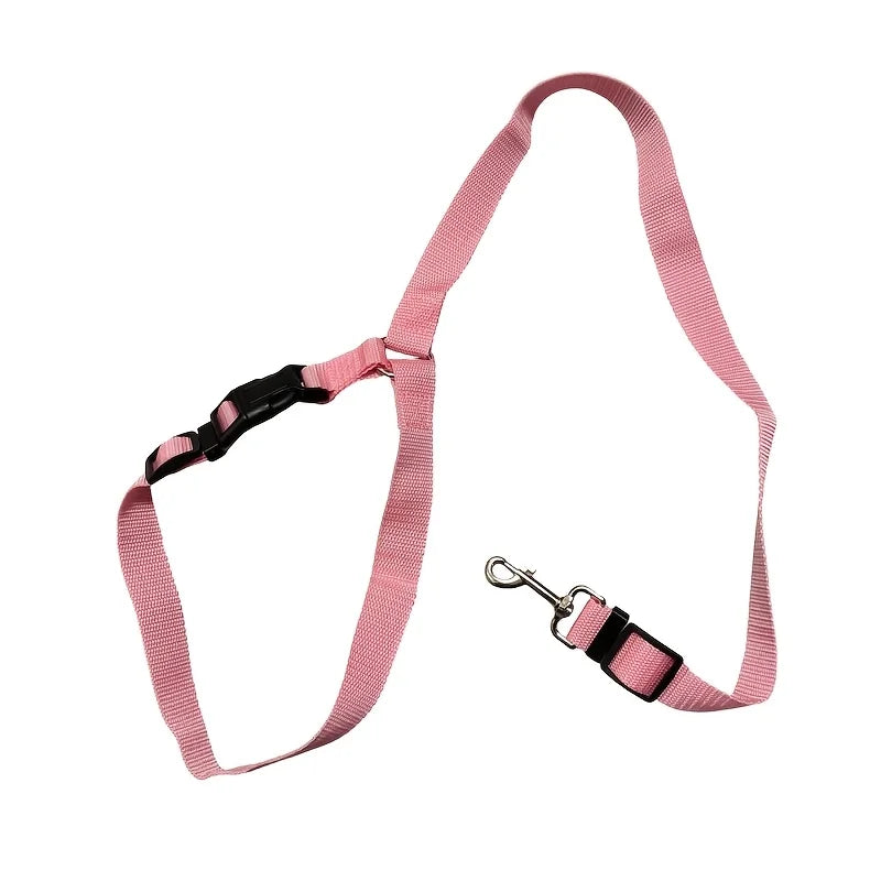 Adjustable Pet Cat Dog Car Seat Belt Pet Seat Vehicle Dog Harness Lead Clip Safety Lever Traction Dog Collars Dog Accessoires