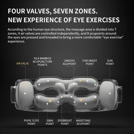 Original NEW MIJIA Smart Eye Massager Zone Massage Visual Folding Massage Glasses Custom Eye Health For Mi Home APP