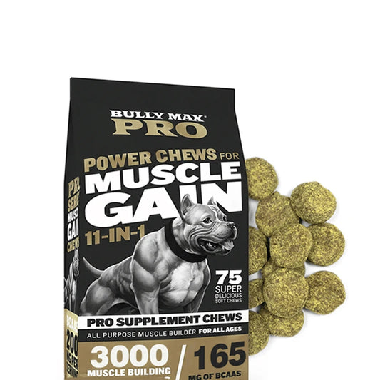 BULLY MAX 11 IN 1 -300G MUSCLE GAIN Supplement For Dogs, Enhances Strength Endurance, Boosts Performance Training