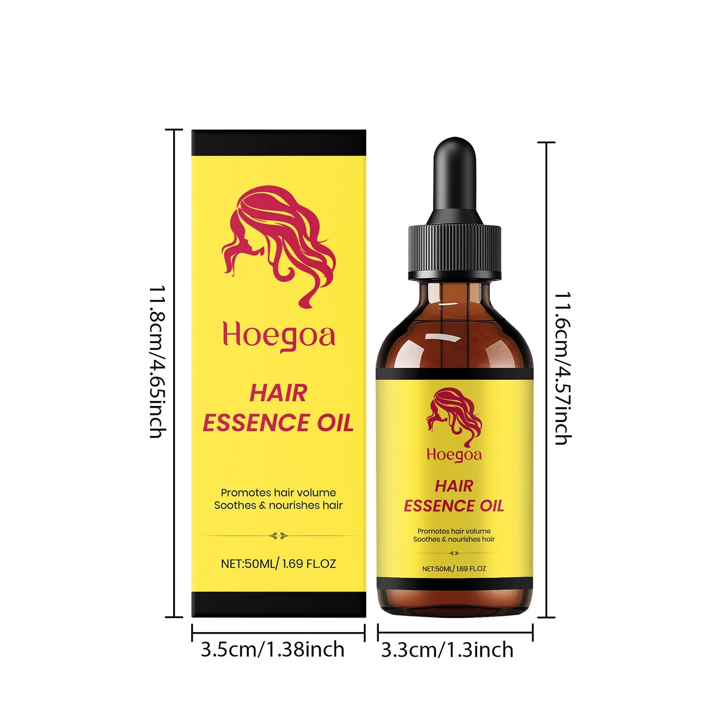 Scalp Repairing Hair Serum Herbal Rosemary Castor Oil Hair Booster Dense Essential Oil Prevent Hair Loss Soft Smoothing Hair Oil